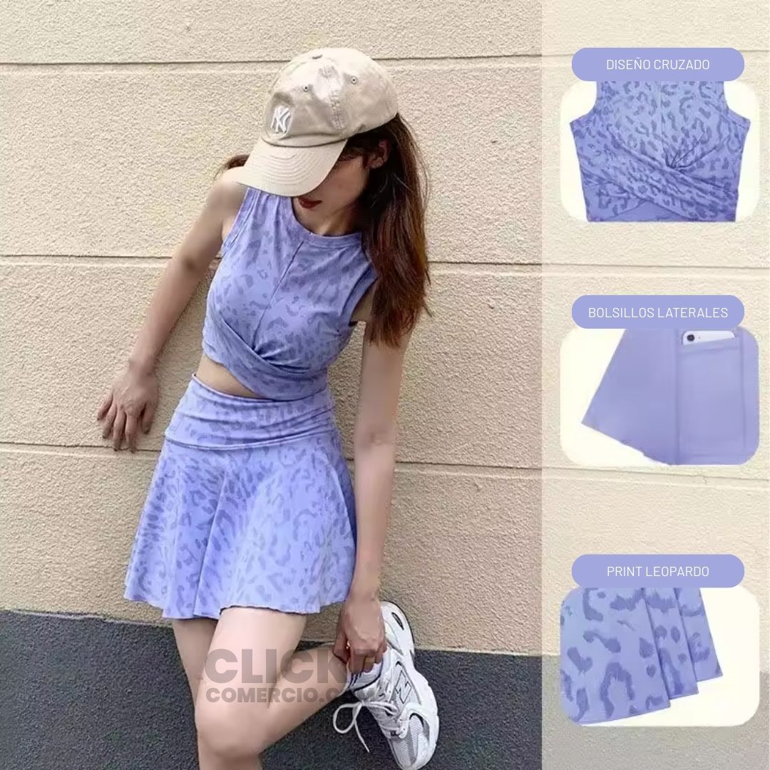 Deportivo Premium - Falda Short con Bolsillos