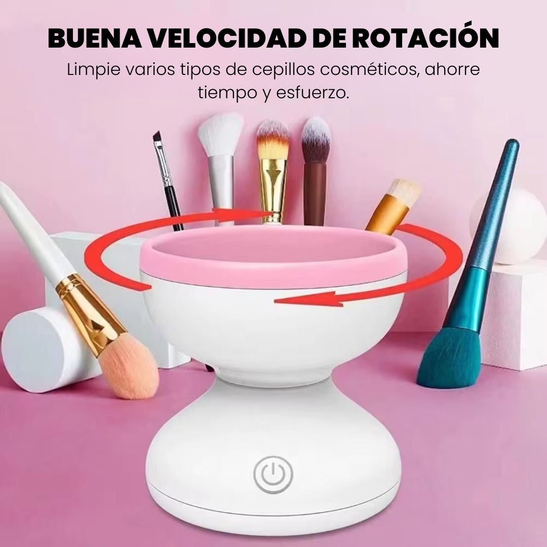 CLEAN BRUSH - Limpia Brochas de Maquillaje Eléctrico