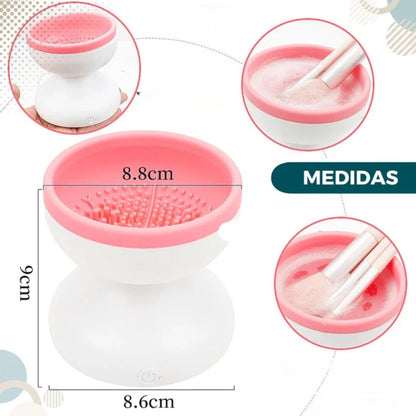 CLEAN BRUSH - Limpia Brochas de Maquillaje Eléctrico