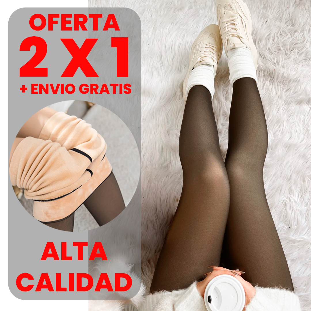 2 X 1 THERMA PantyMedias Térmicas Veladas - ALTA CALIDAD (Gramaje 220) ORIGINALES