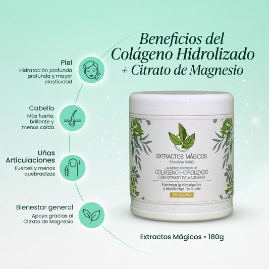 Colágeno Hidrolizado con Citrato de Magnesio + Obsequio